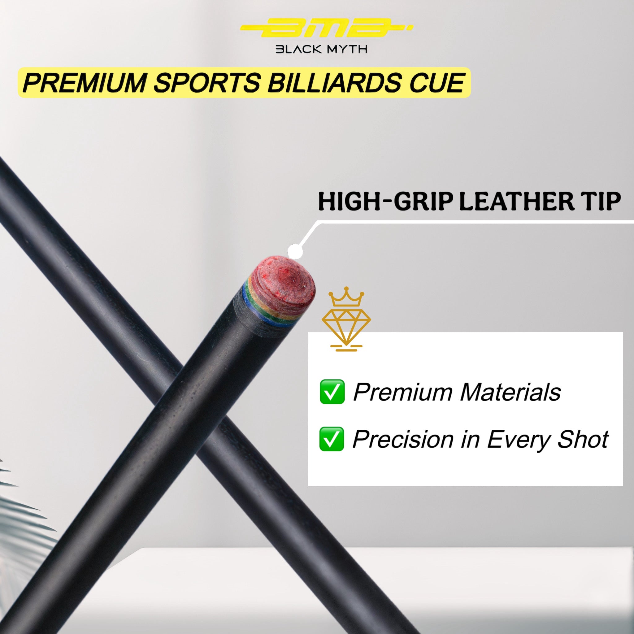 BMB Graphite Composite Pool Cue Orange Flame 58" - Professional