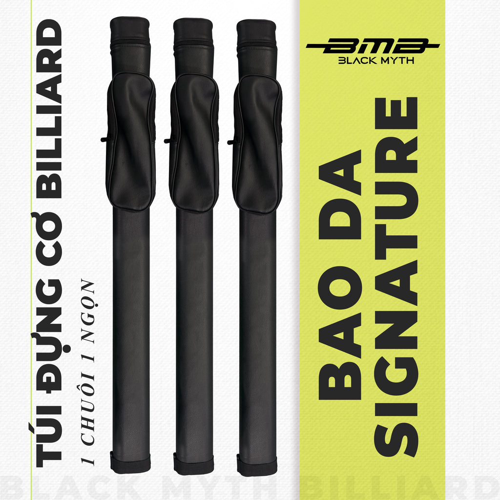Bao Cơ Bida BMB Black Myth 1x1 – Da PU Đen Cao Cấp Sang Trọng – Bền Bỉ