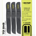 Bao Cơ Bida BMB Black Myth 1x1 – Vải Cao Cấp Màu Xám Nhẹ – Gọn – Bền