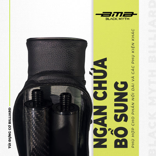 Bao Cơ Bida BMB Black Myth 1x1 – Da PU Đen Cao Cấp Sang Trọng – Bền Bỉ