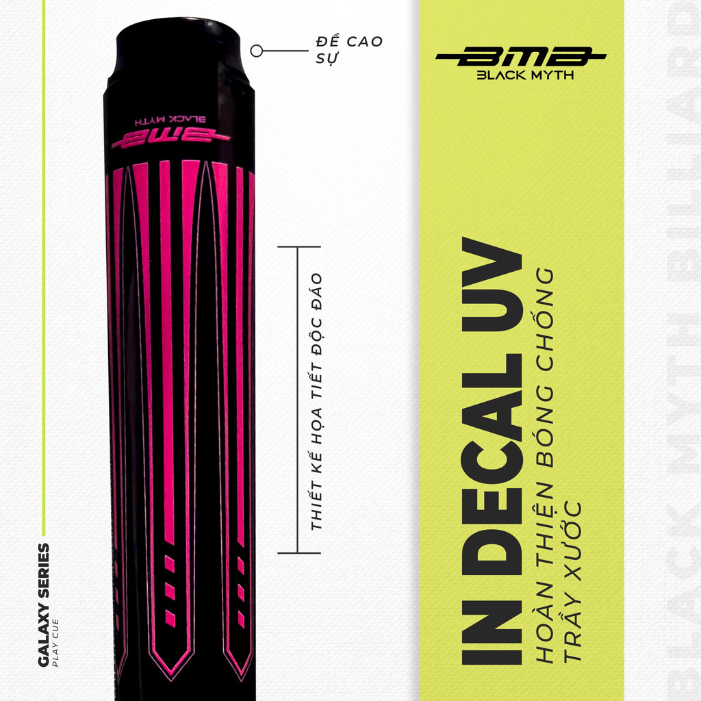 Cơ Bida BMB Black Myth – Carbon & Fiber  Galaxy Series