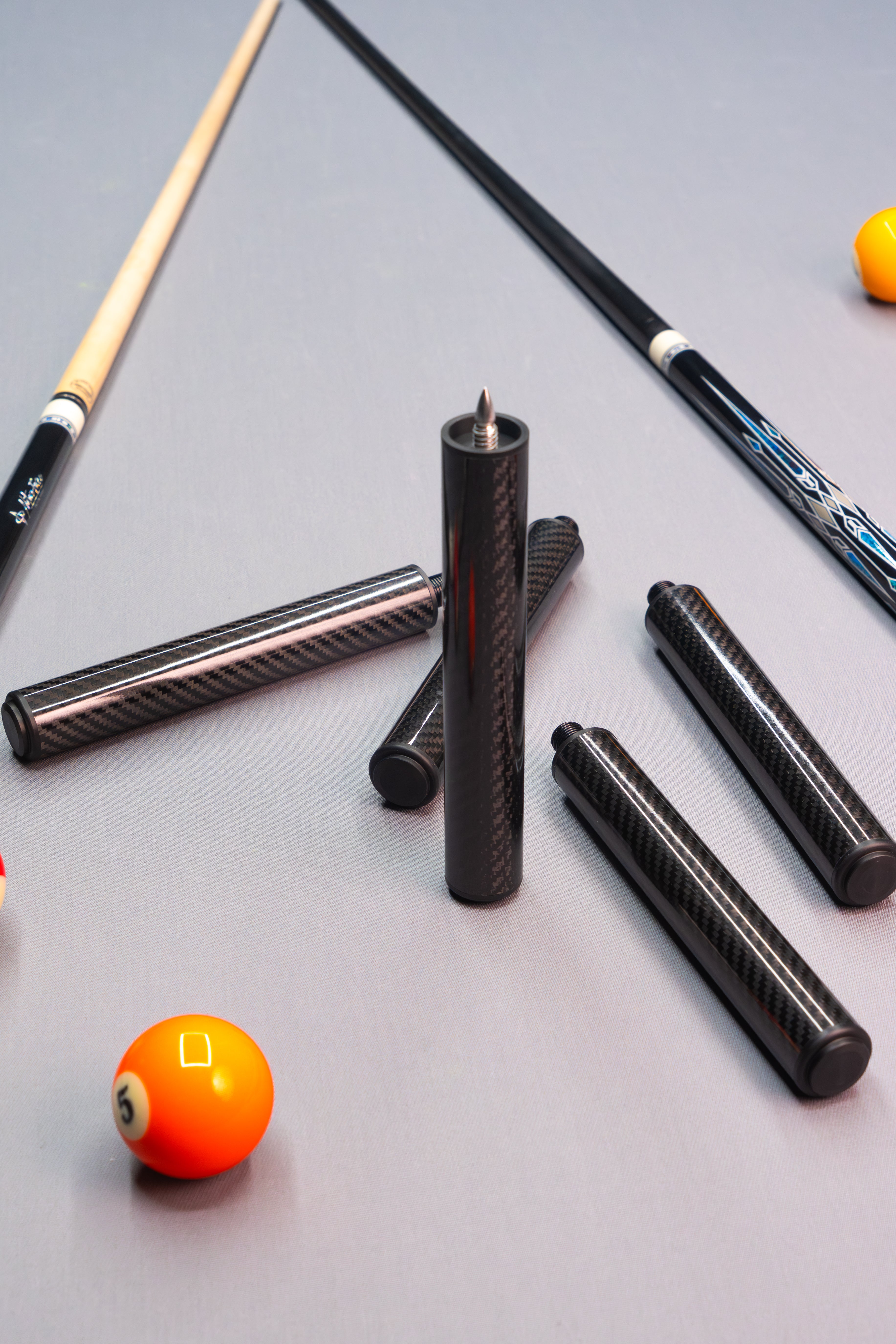 BMB Carbon Fiber Cue Extension - Lightweight Stable for Pool