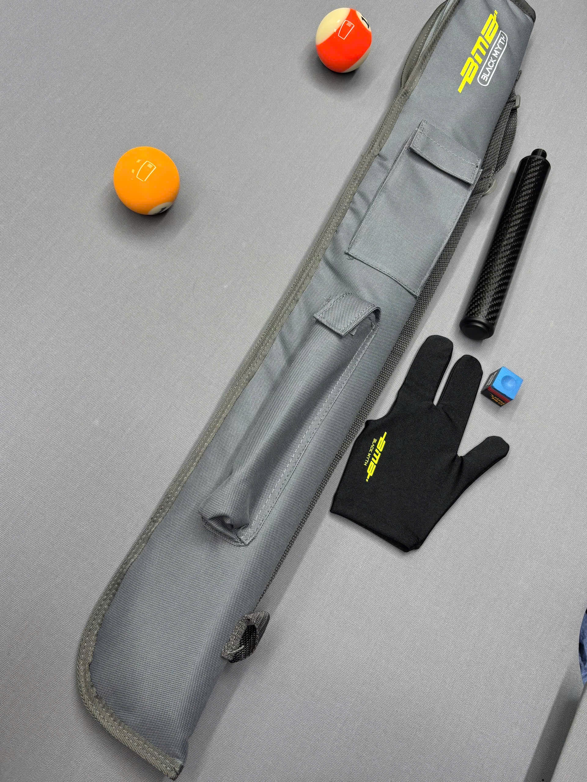 BMB 1x1 Fabric Billiard Cue Case 80cm - Lightweight Gray