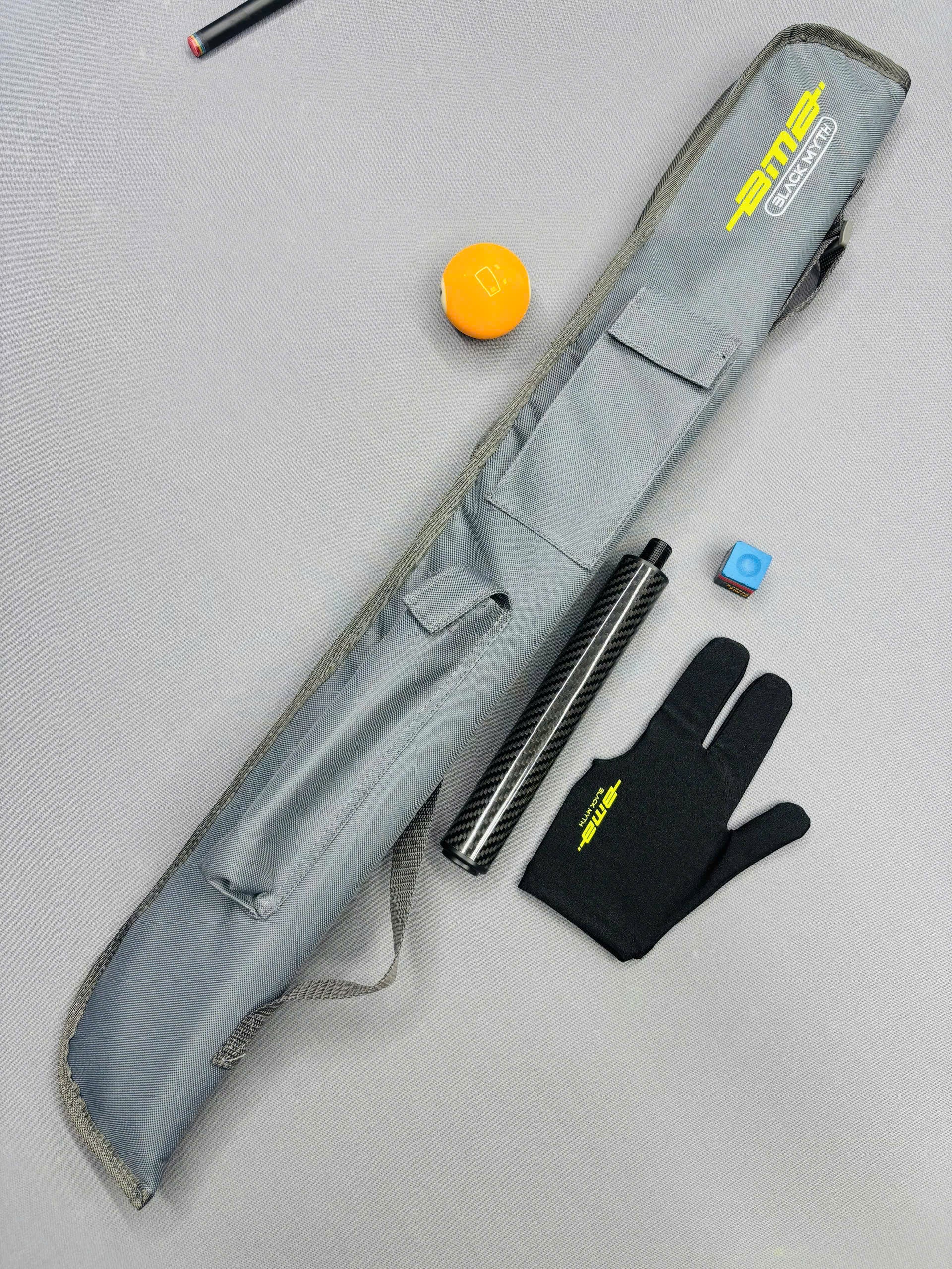 BMB 1x1 Fabric Billiard Cue Case 80cm - Lightweight Gray